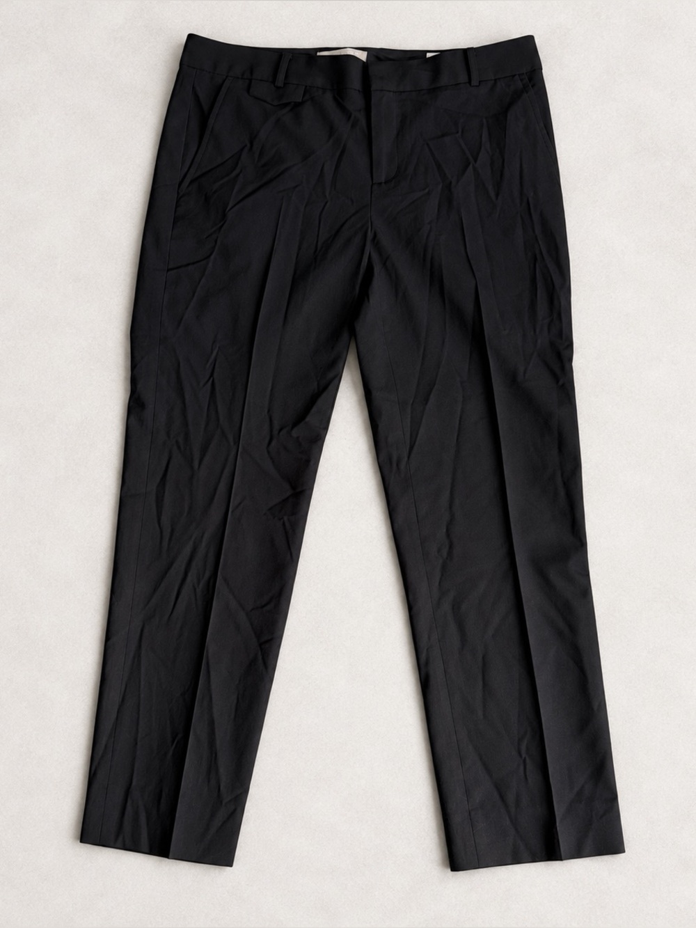 Banana Republic Black Pleated Trousers Wool mix